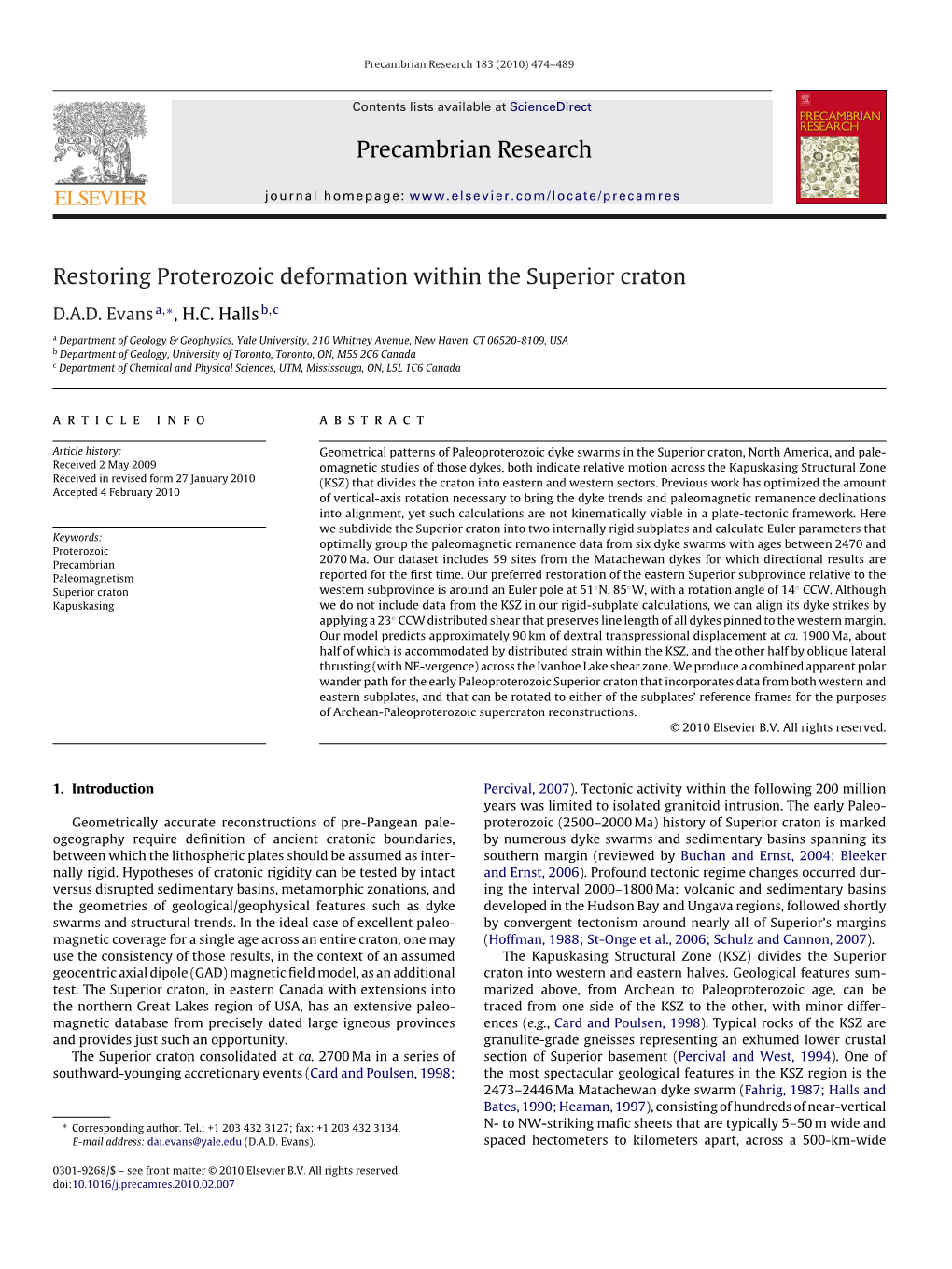 Restoring Proterozoic Deformation Within the Superior Craton