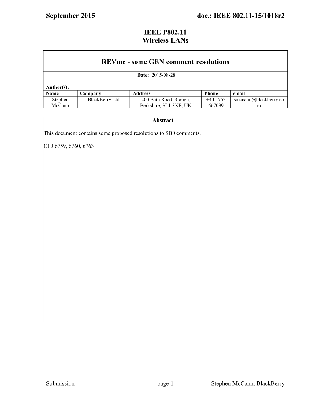 IEEE P802.11 Wireless Lans s53