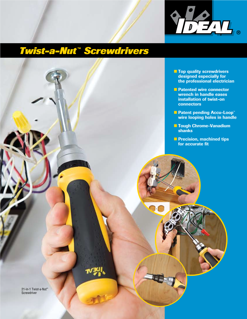 Twist-A-Nut™ Screwdrivers