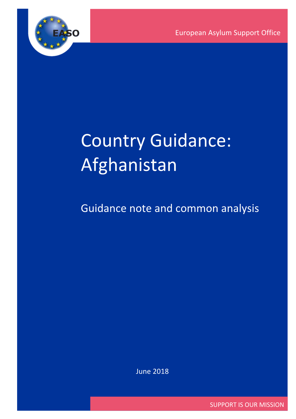 Country Guidance: Afghanistan