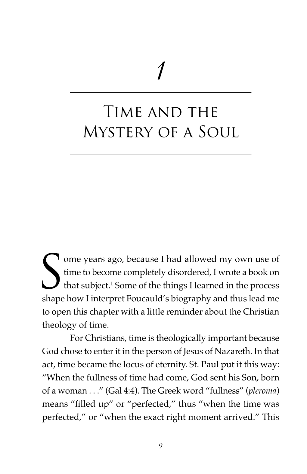 Time and the Mystery of a Soul