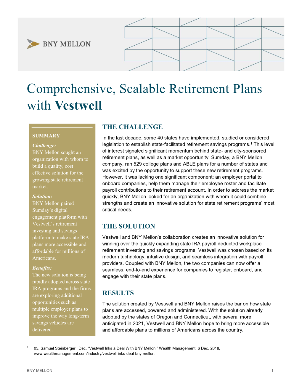 Comprehensive, Scalable Retirement Plans with Vestwell