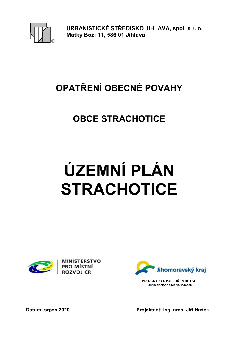 Územní Plán Strachotice