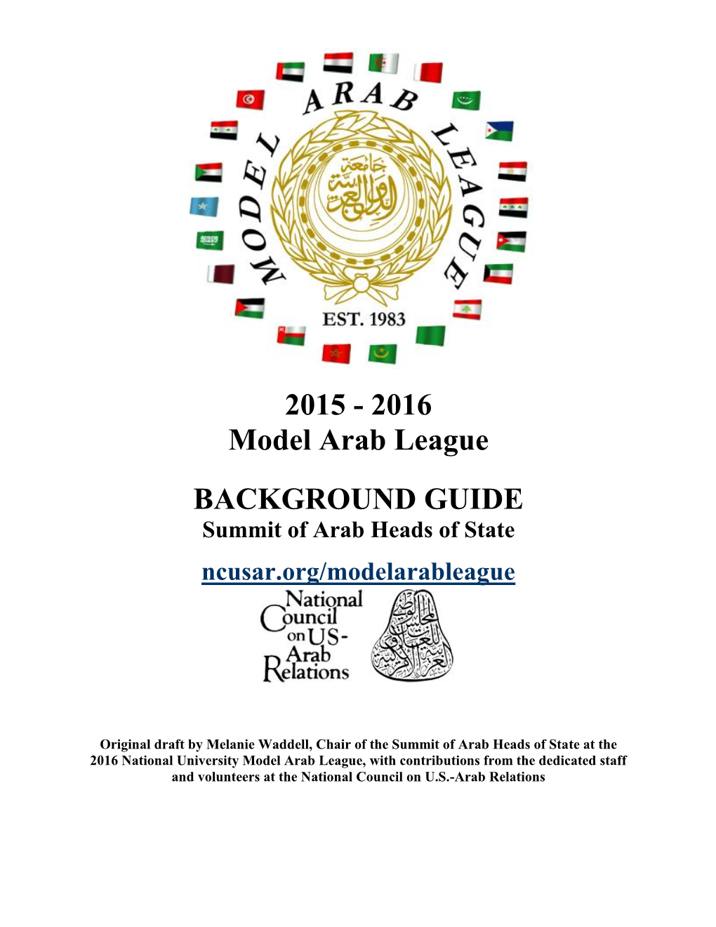 2015 - 2016 Model Arab League