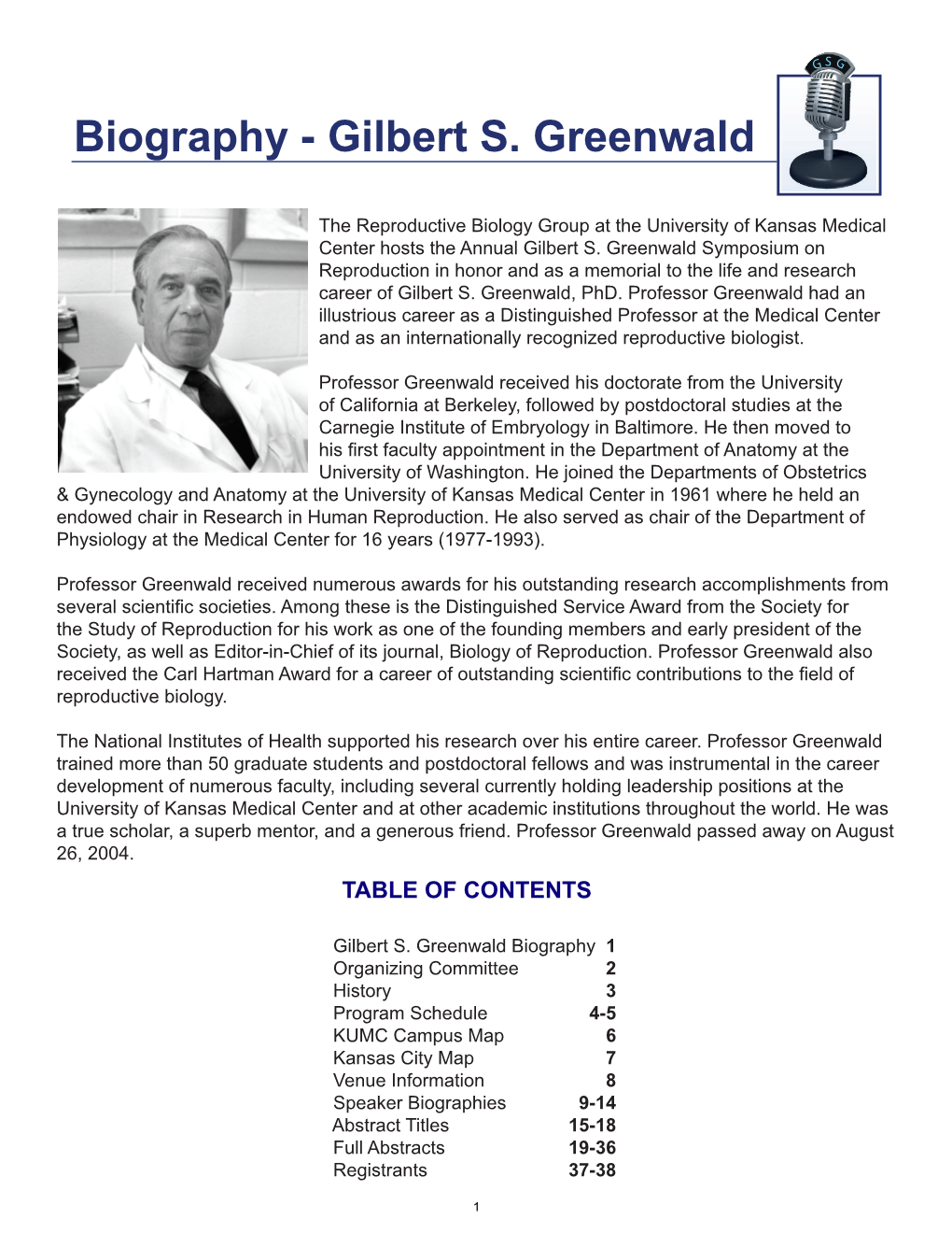 Biography - Gilbert S