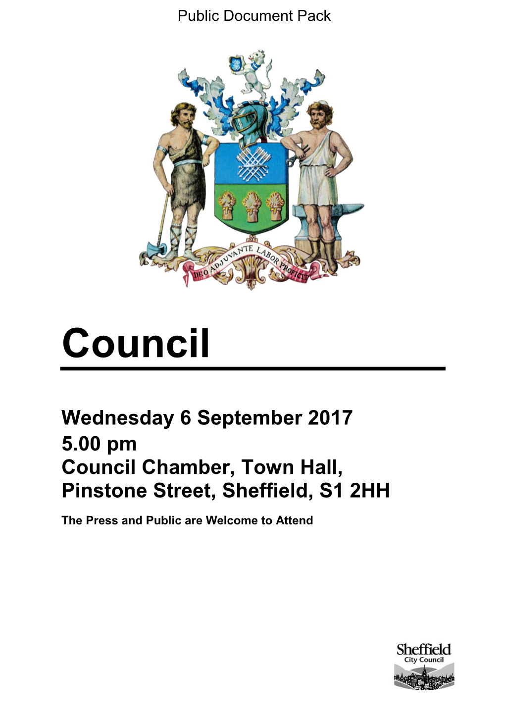 (Public Pack)Agenda Document for Council, 06/09/2017 17:00