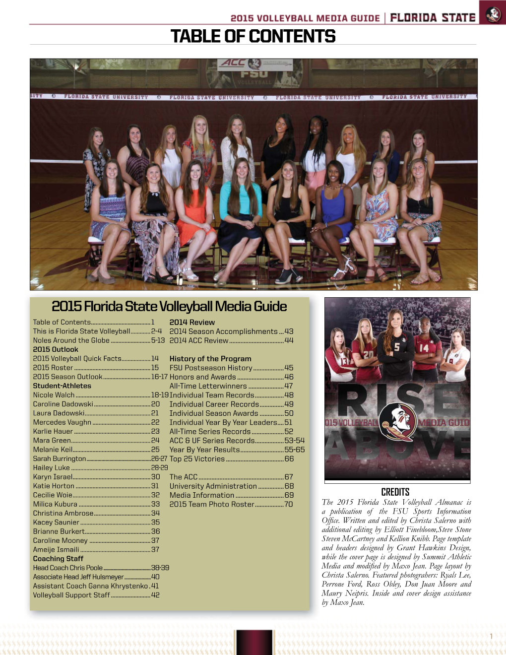 2015 Volleyball Almanac.Indd