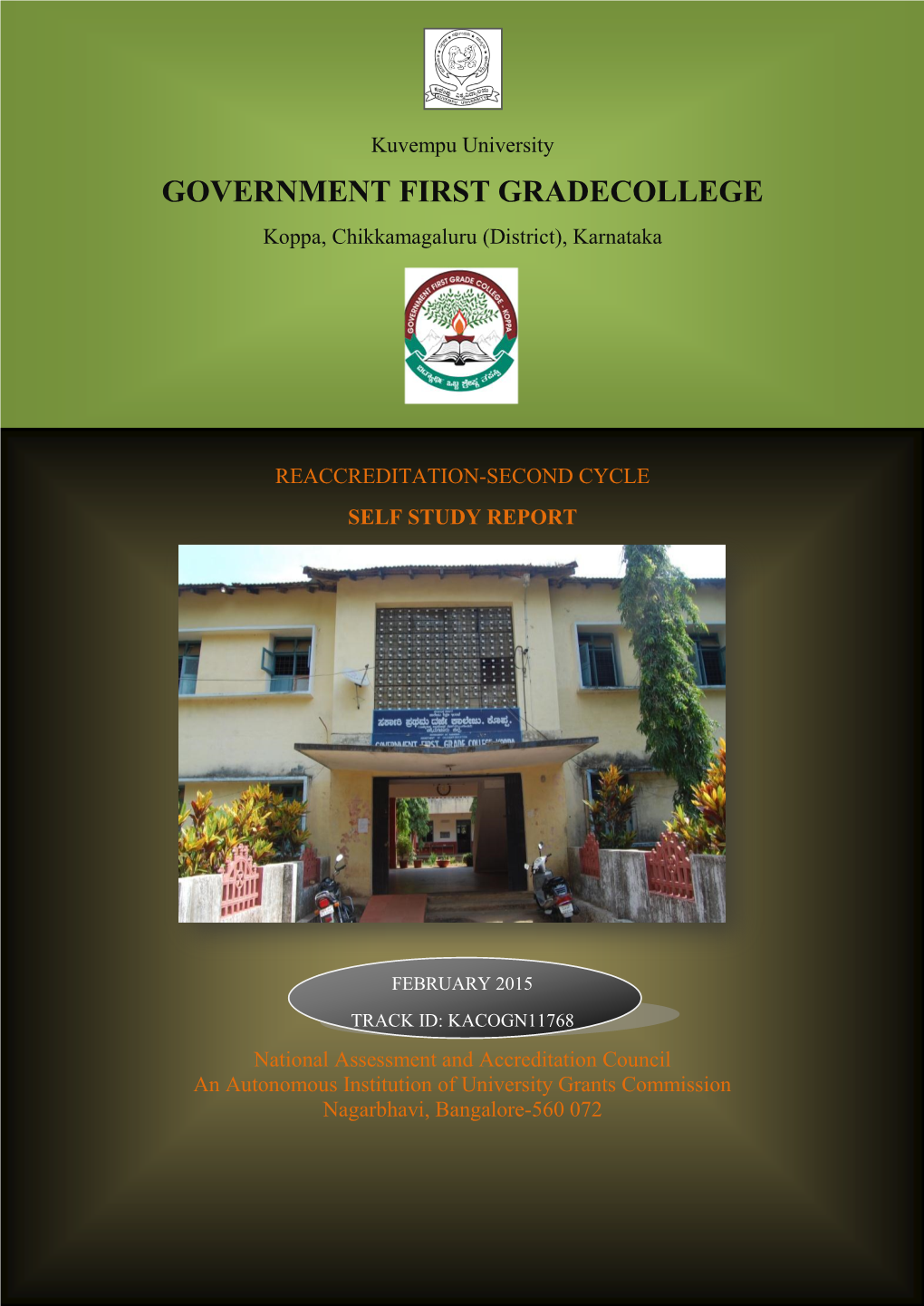 GOVERNMENT FIRST GRADECOLLEGE Koppa, Chikkamagaluru (District), Karnataka