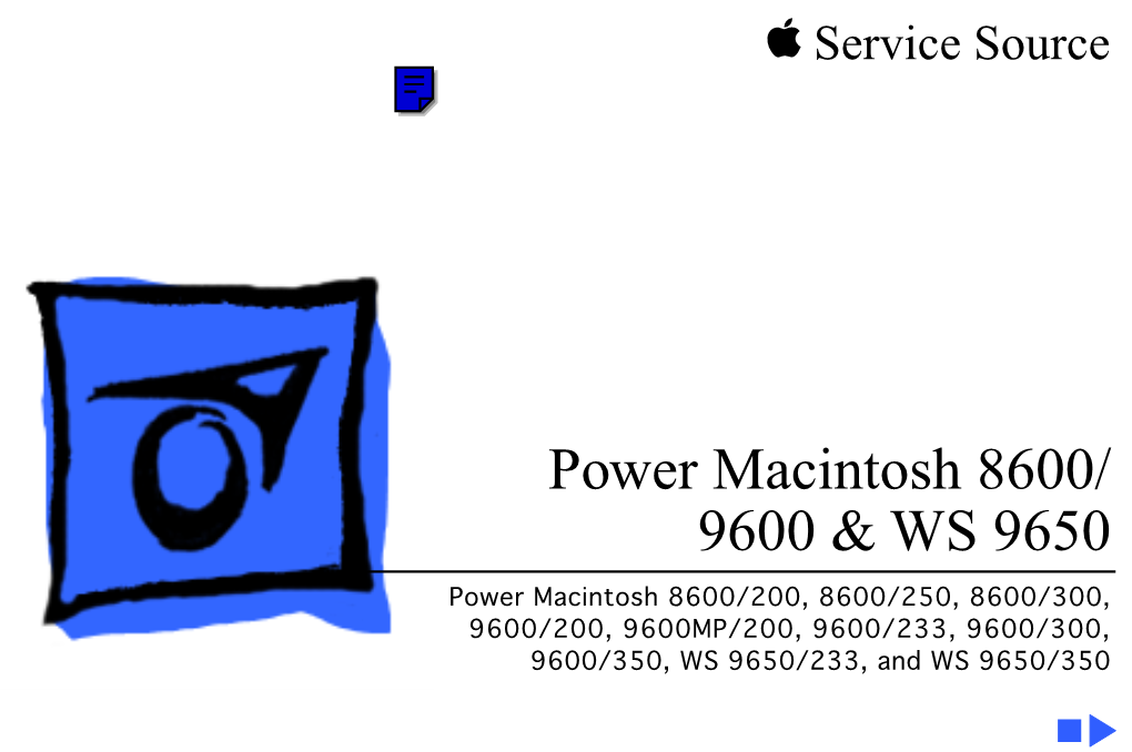 Power Macintosh 8600/ 9600 & WS 9650