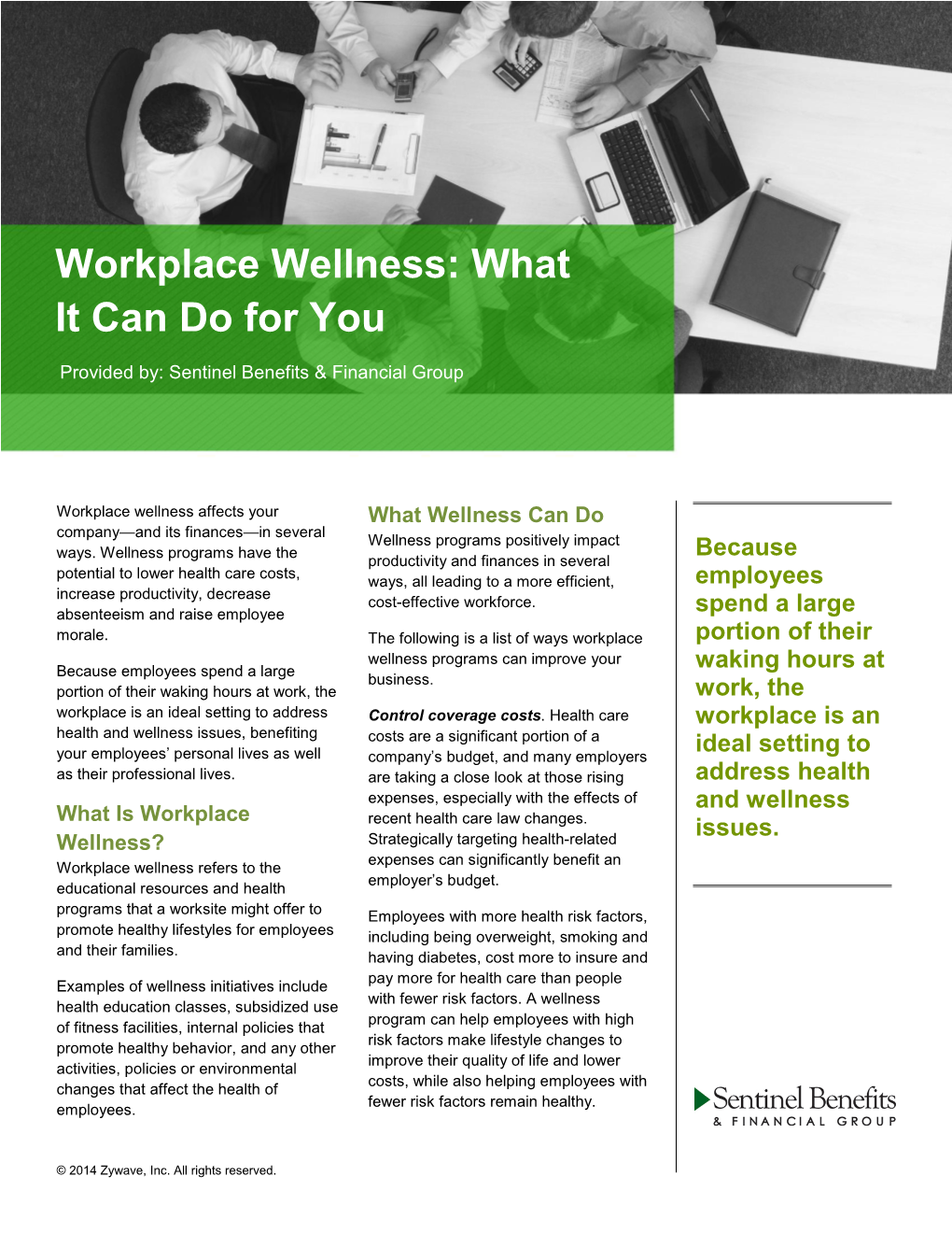 Workplace Wellness: What It Can Do for You