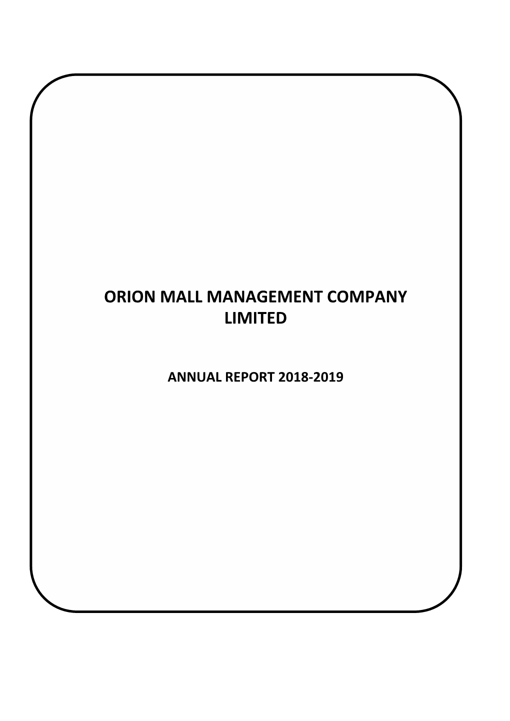 Orion Mall Management Company Limited