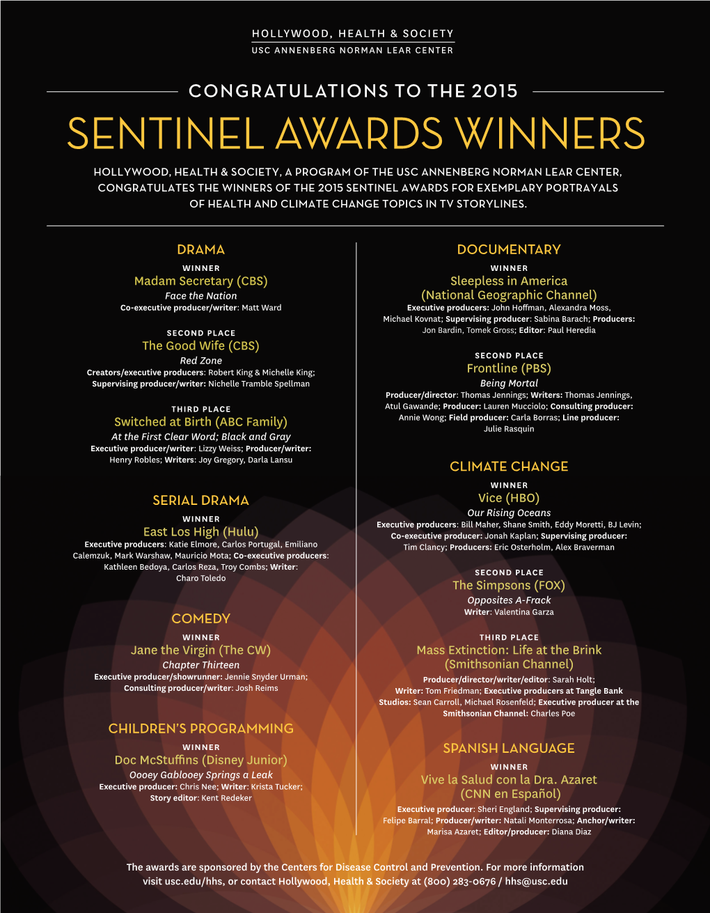 Sentinel Awards Winners