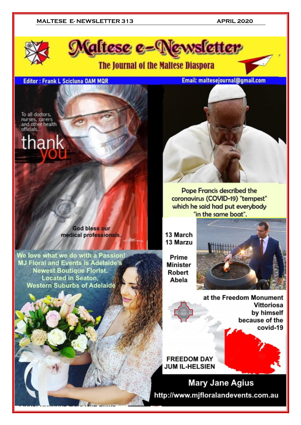 Maltese E- Newsletter 313 April 2020