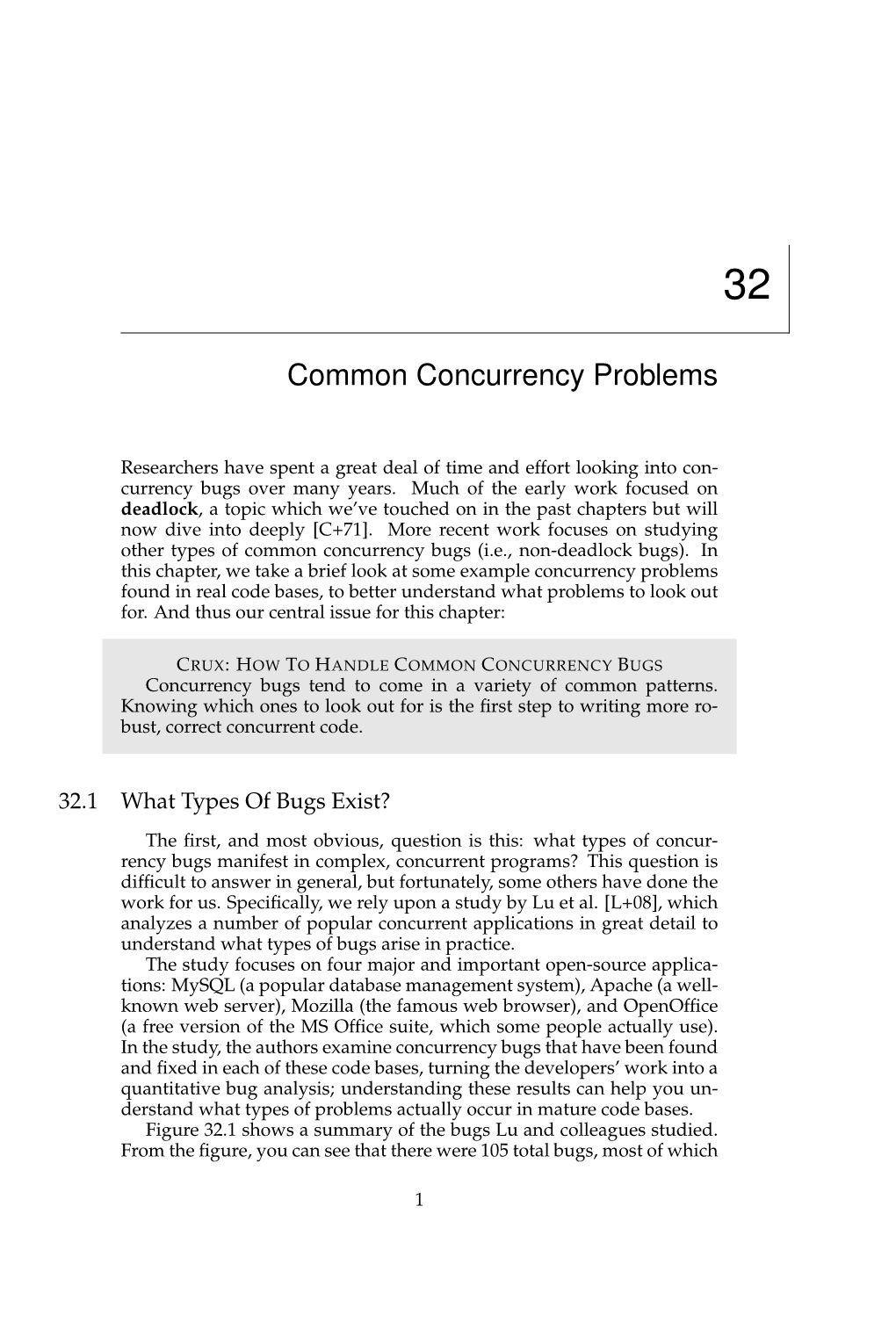 Common Concurrency Problems