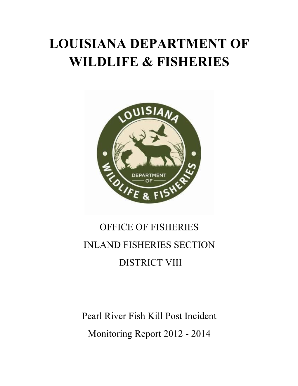 Louisiana Department of Wildlife & Fisheries