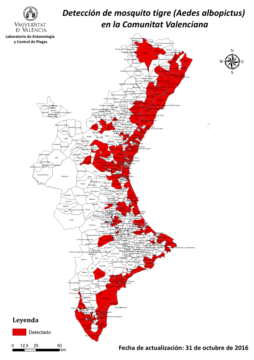 Detección De Mosquito Tigre (Aedes Albopictus) En La Comunitat Valenciana