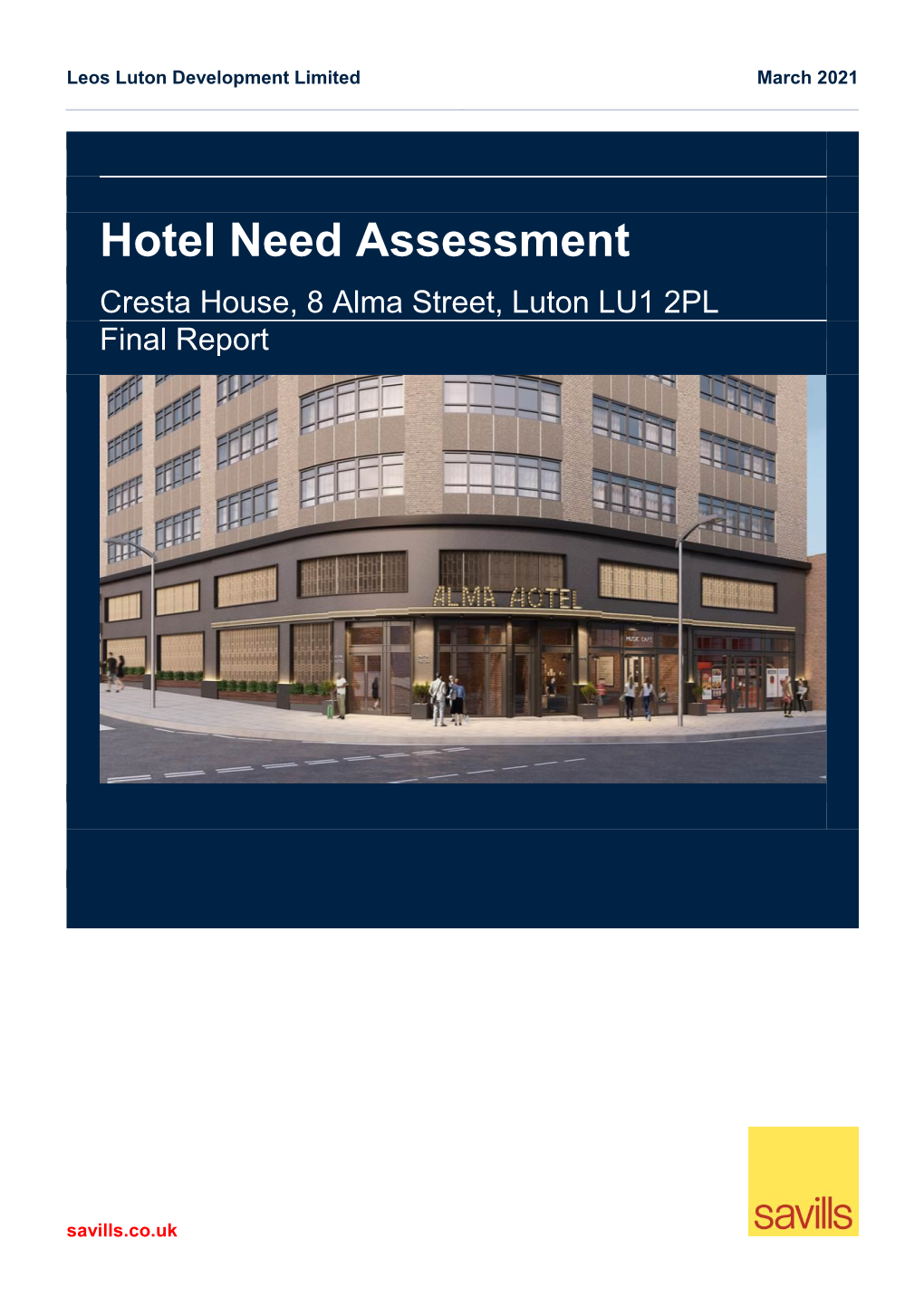 Hotel Need Assessment