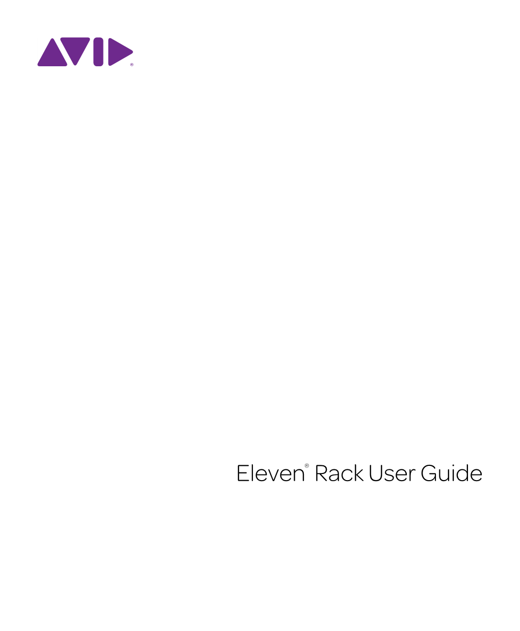 Eleven Rack User Guide Chapter 8