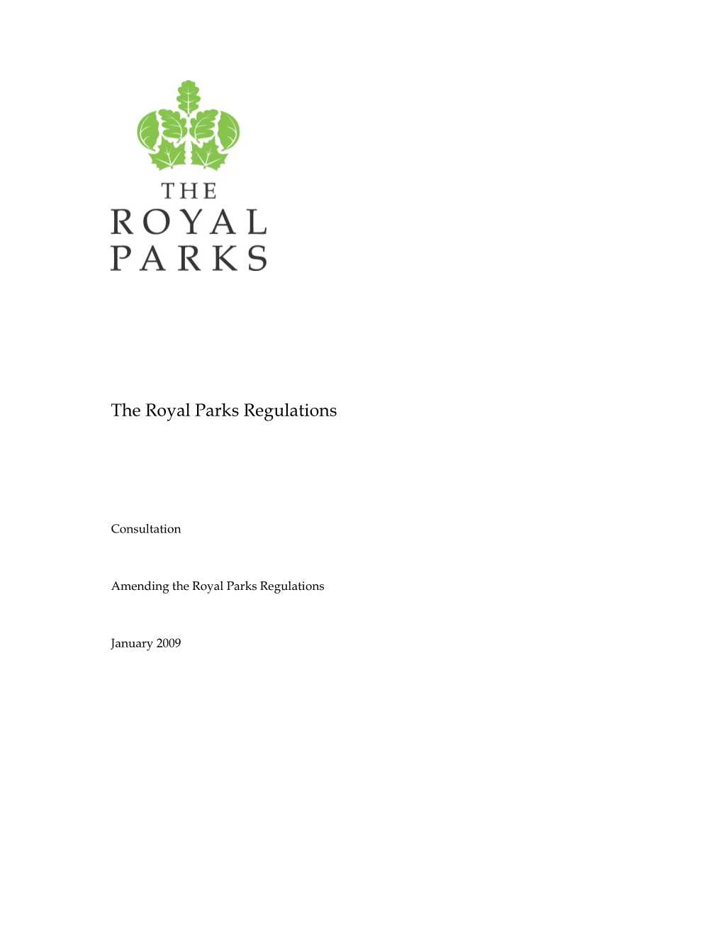 The Royal Parks Regulations