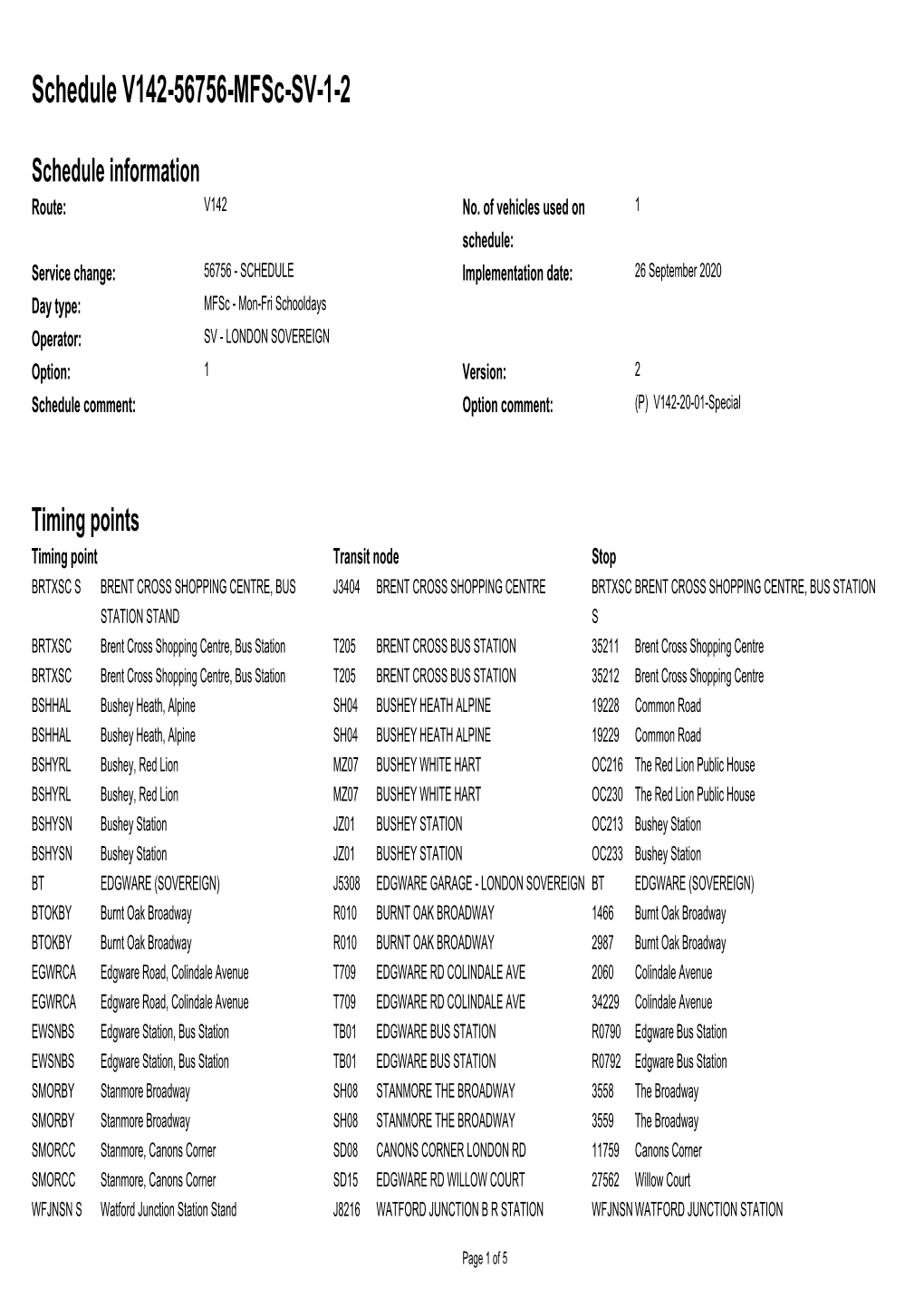 Standard Schedule V142-56756-Mfsc-SV-1-2