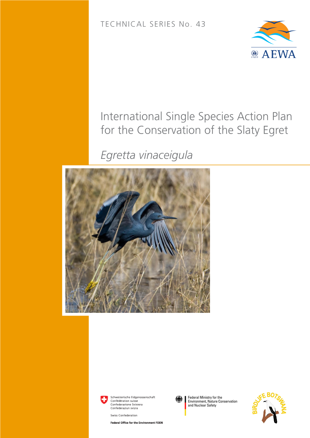 (AEWA) International Single Species Action Plan for the Conservation Of