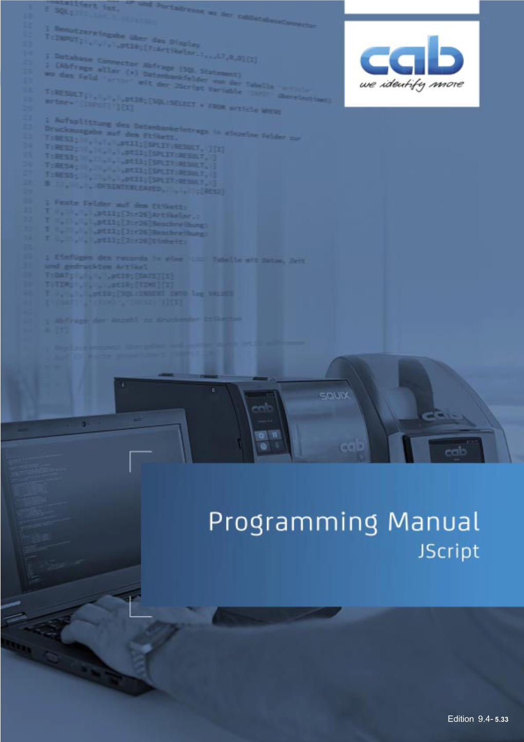 Programming Manual for SQUIX, MACH