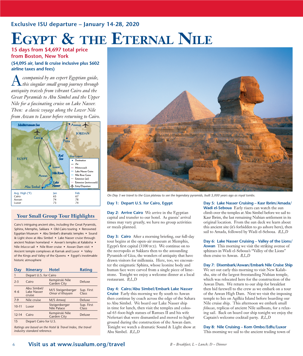 Egypt & the Eternal Nile