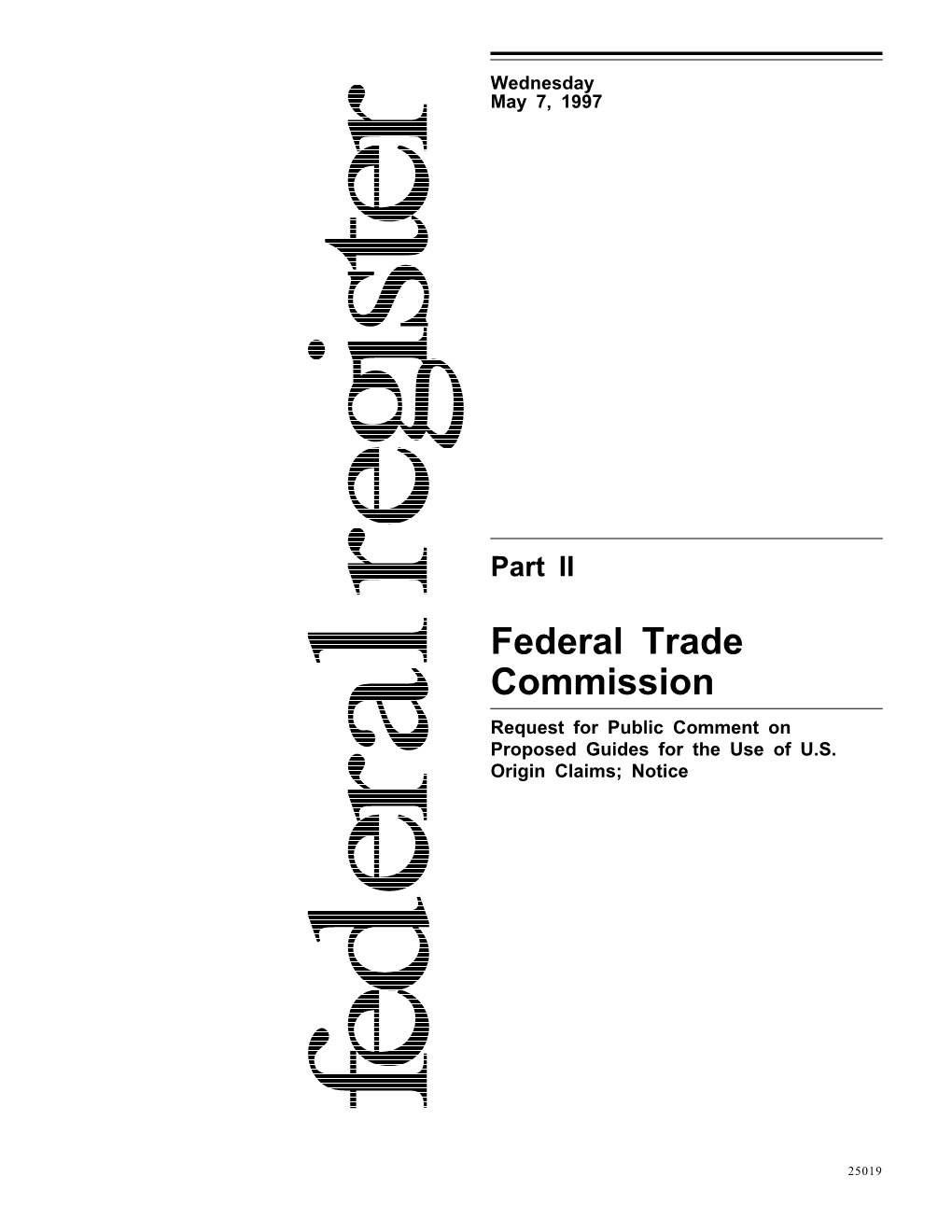 FEDERAL TRADE COMMISSION and Exported