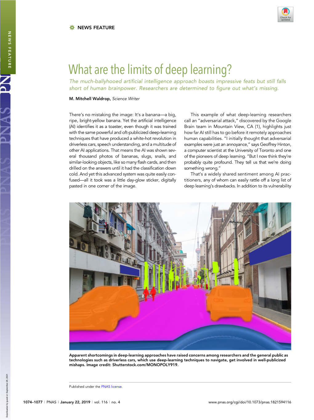 News Feature: What Are the Limits of Deep Learning?