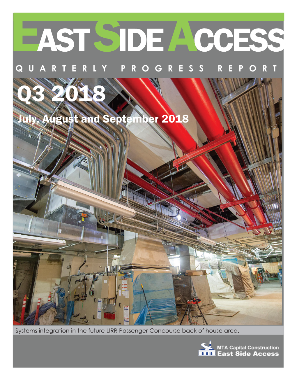 East Side Access- Quarterly Report 2018 Q3.Pdf