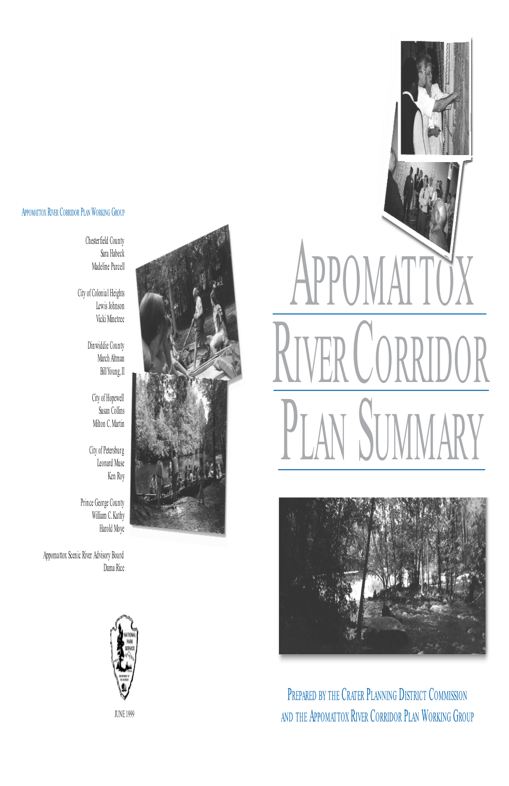 Appomattox River Corridor Plan Working Group