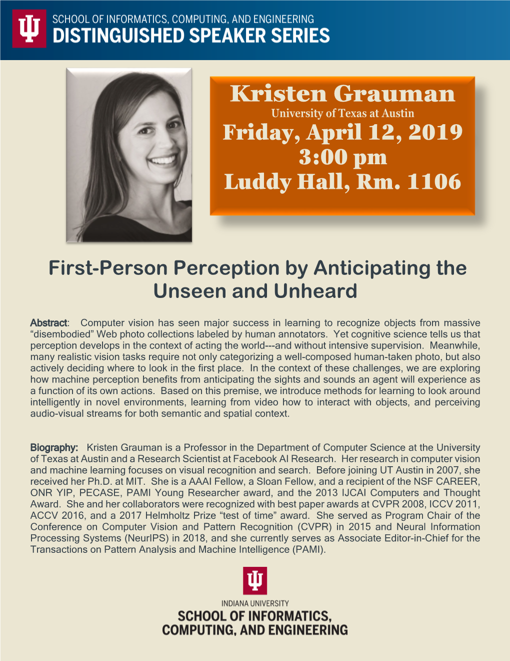 Kristen Grauman University of Texas at Austin