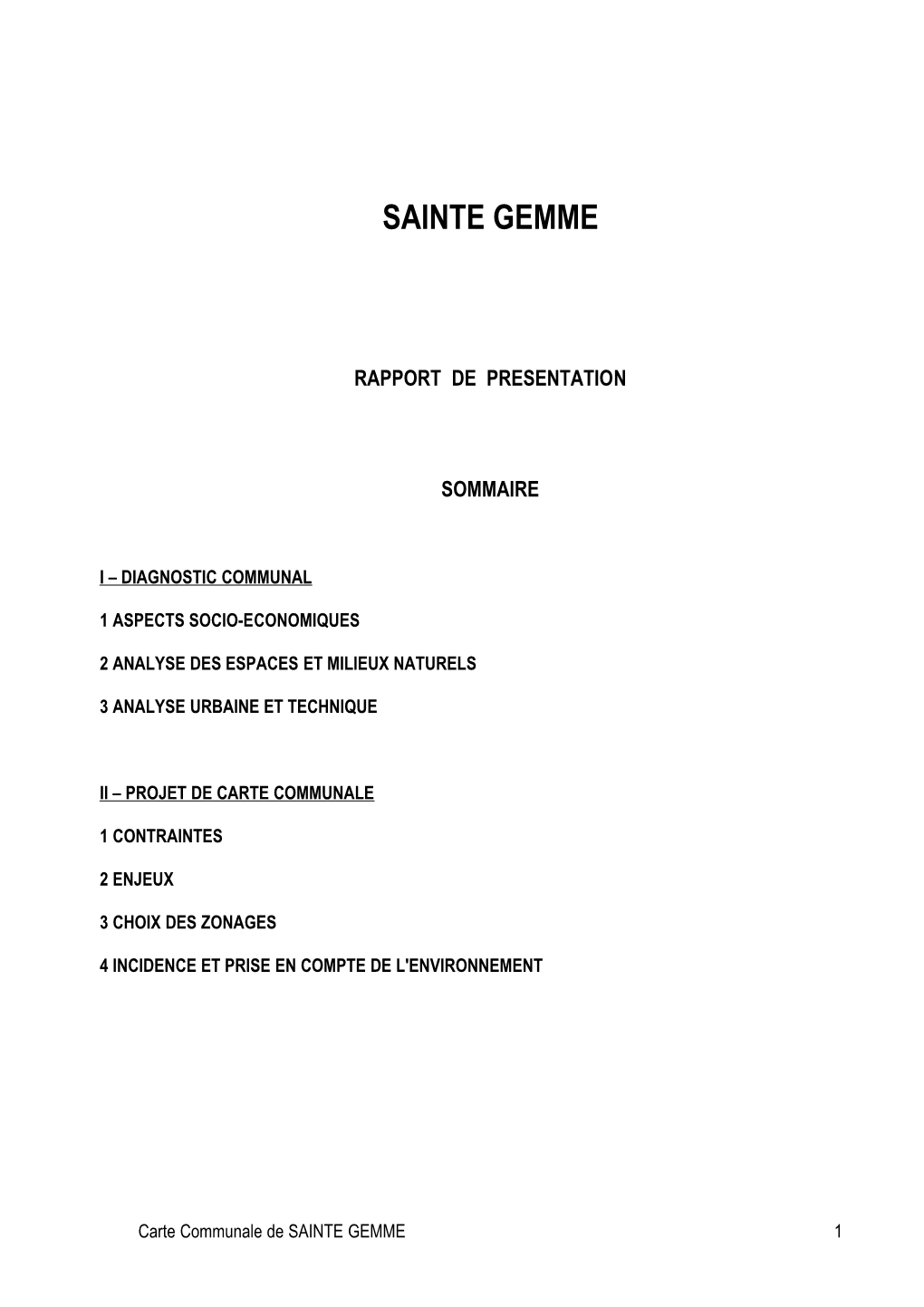 Sainte Gemme