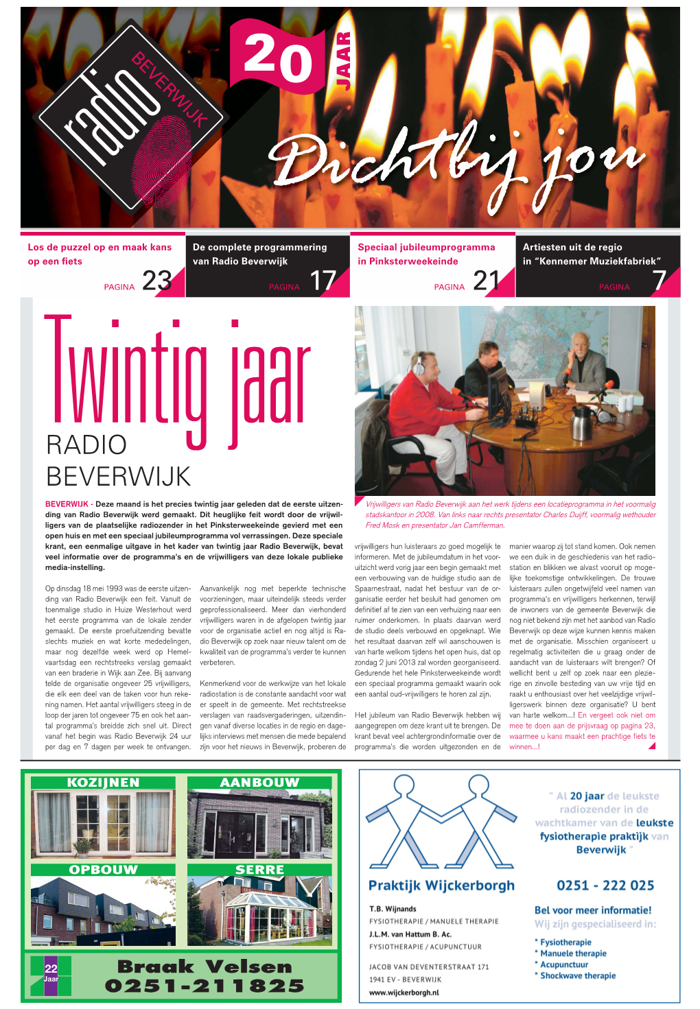 Radio Beverwijk Jubileum Krant.Indd