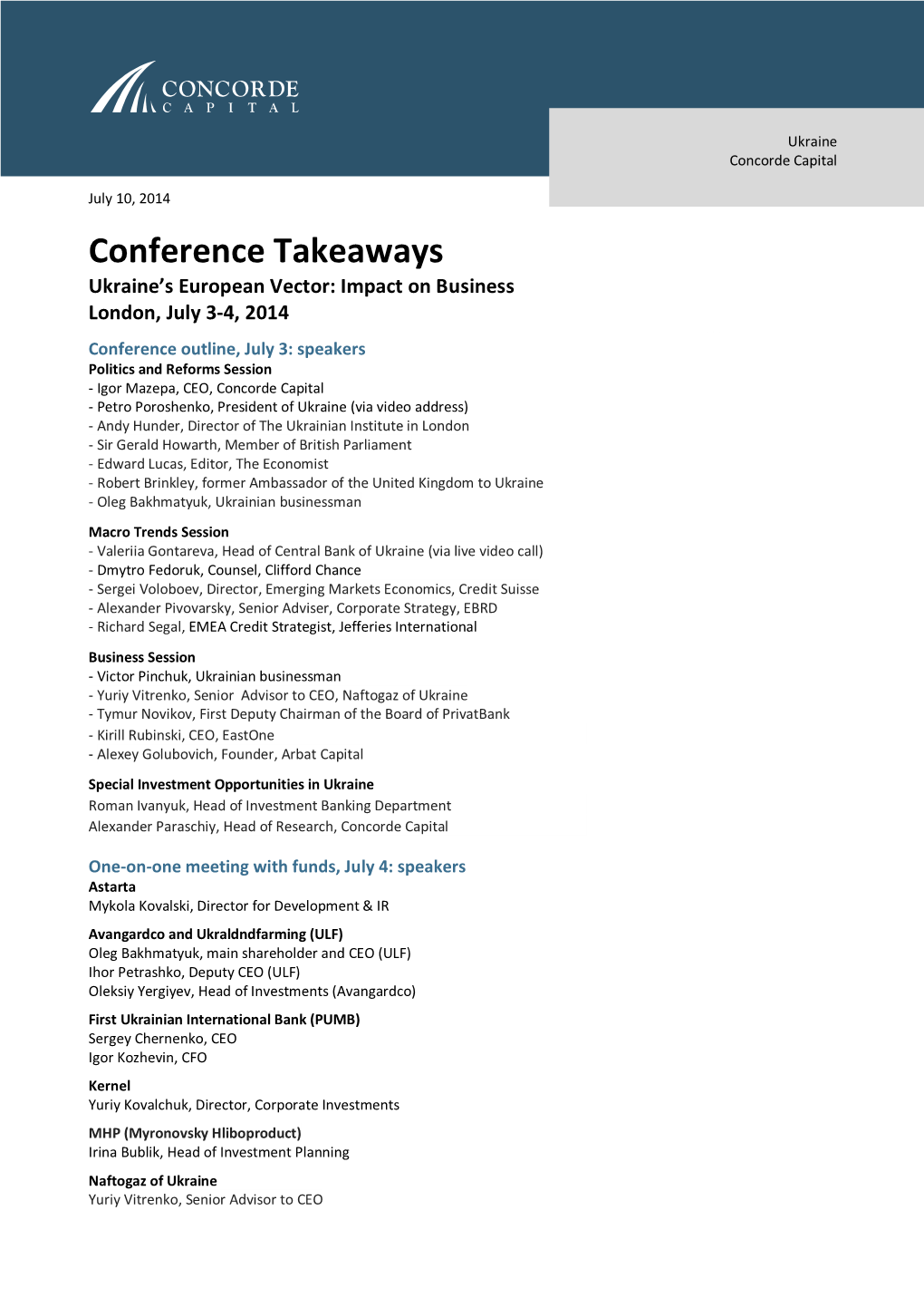 Download Conference Agenda