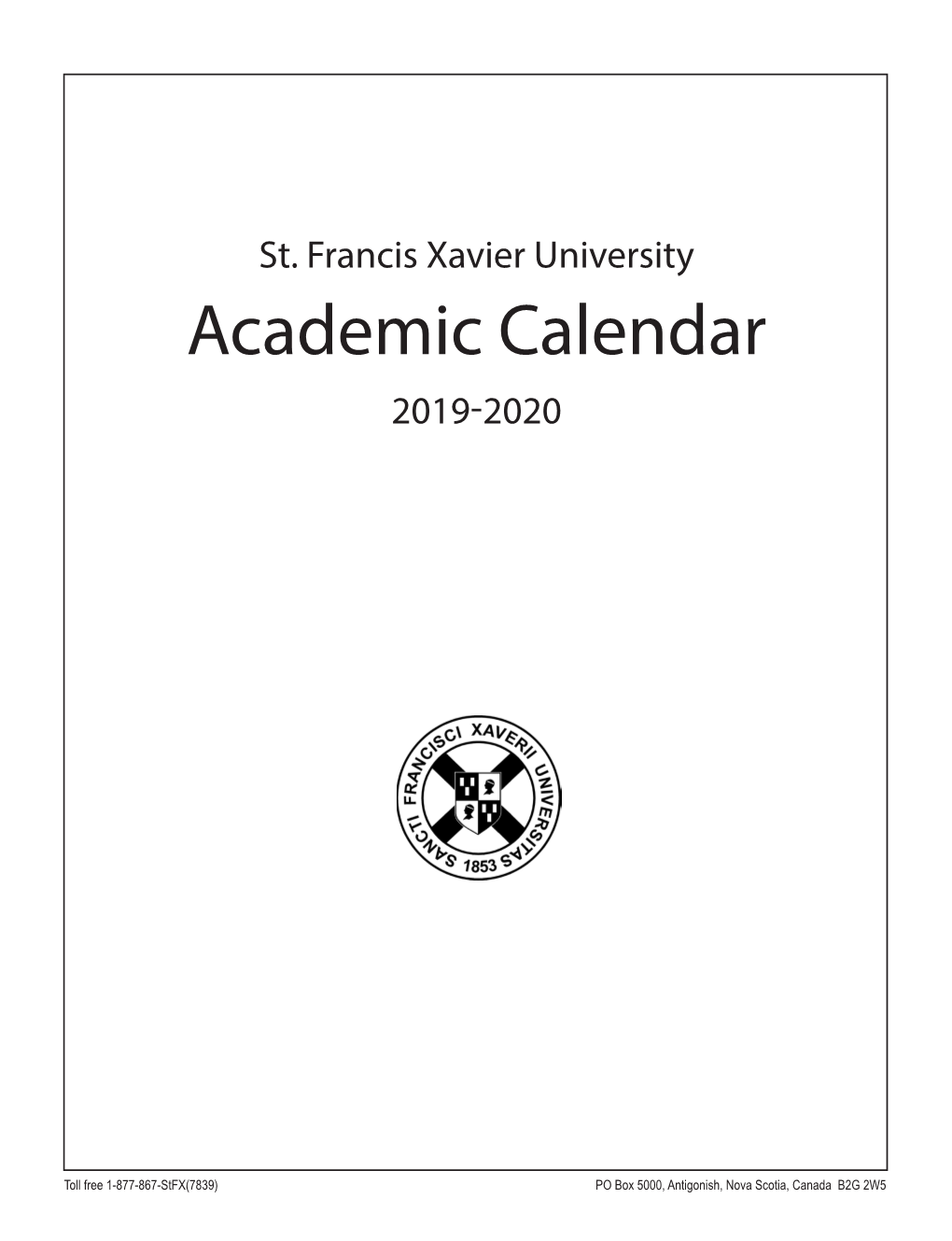 ACADEMIC CALENDAR 2019-2020 I