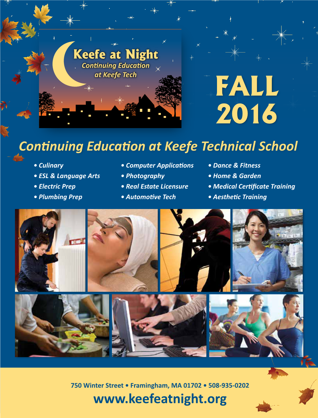 FALL 2016 Continuing Education at Keefe Technical School