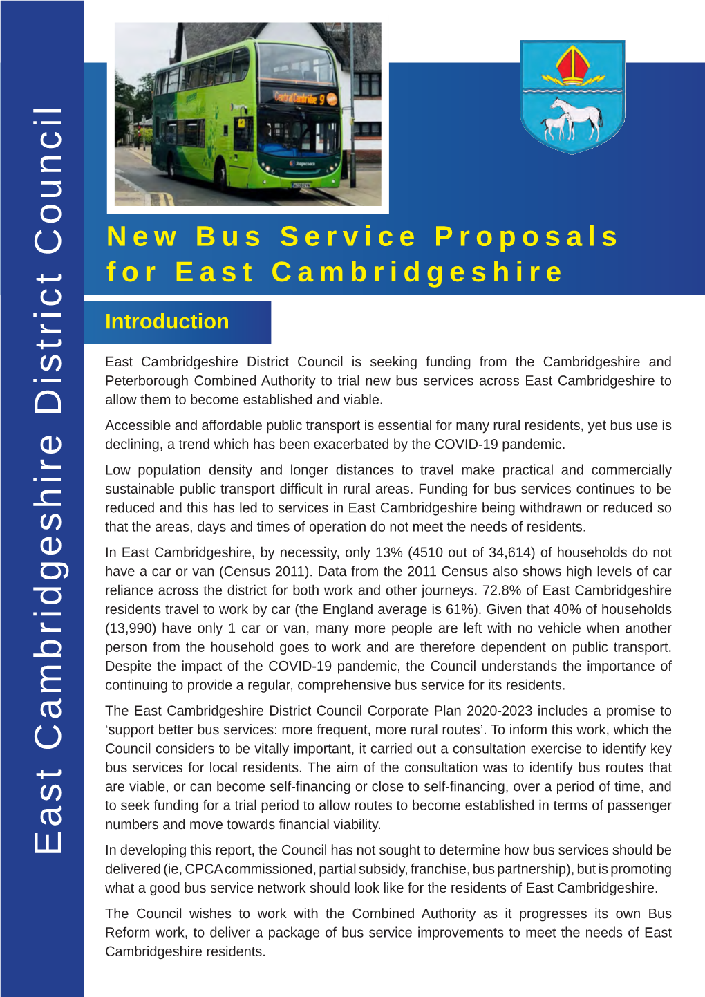 New Bus Service Proposals for East Cambridgeshire