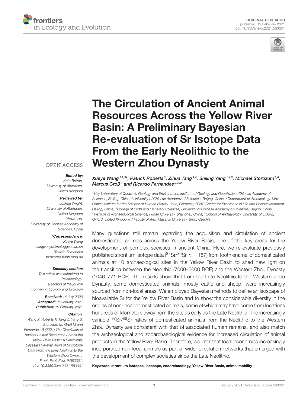 The Circulation of Ancient Animal Resources Across The