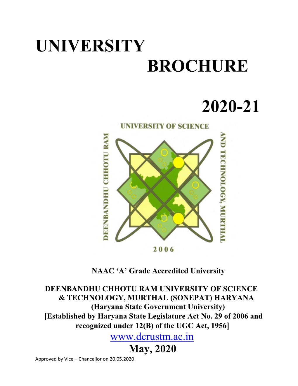 University Brochure 2020-21