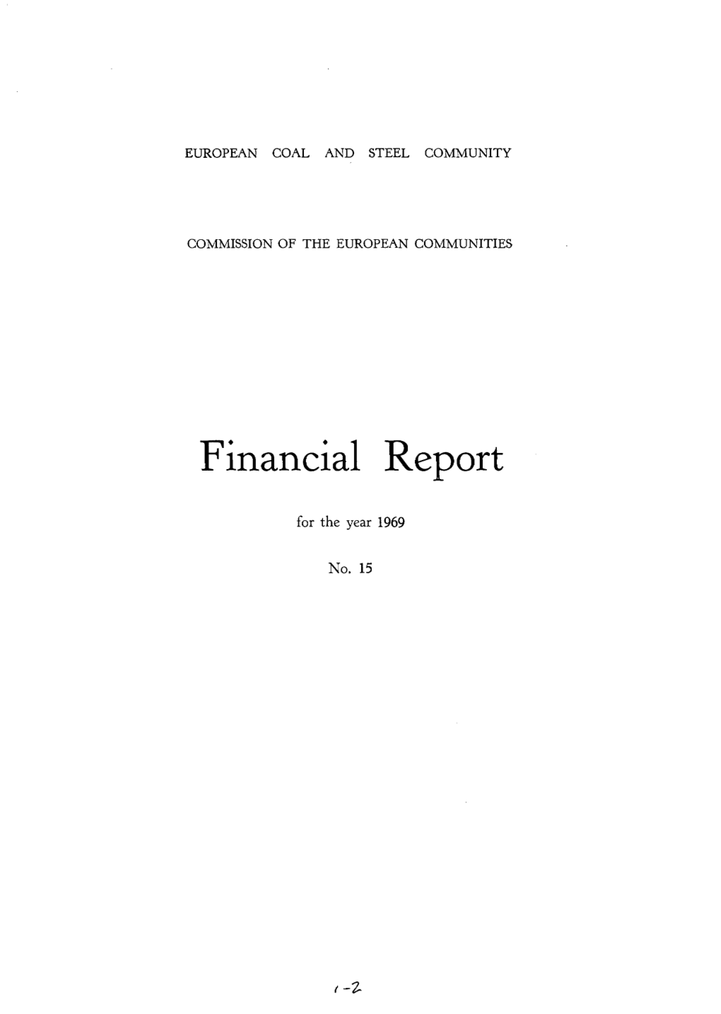 Financial Report