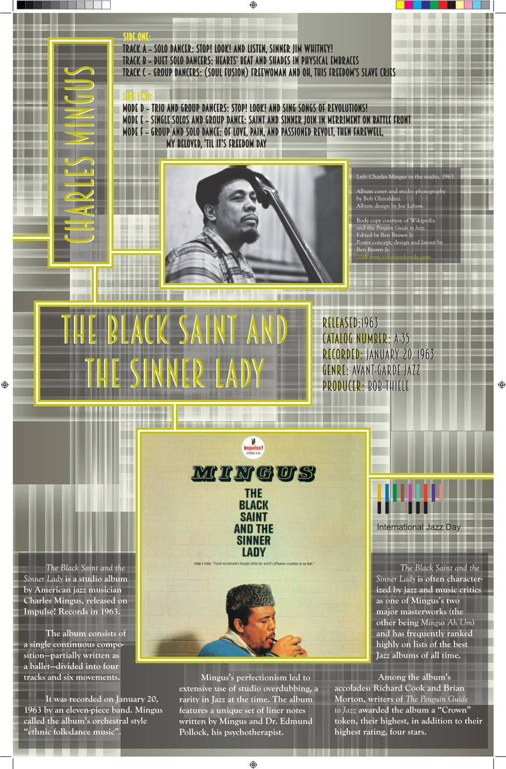 The Black Saint and the Sinner Lady Is a Studio Album by American Jazz