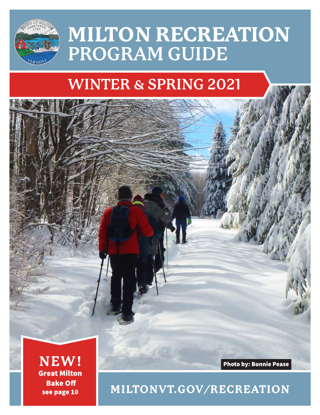 Milton Recreation Program Guide Winter & Spring 2021