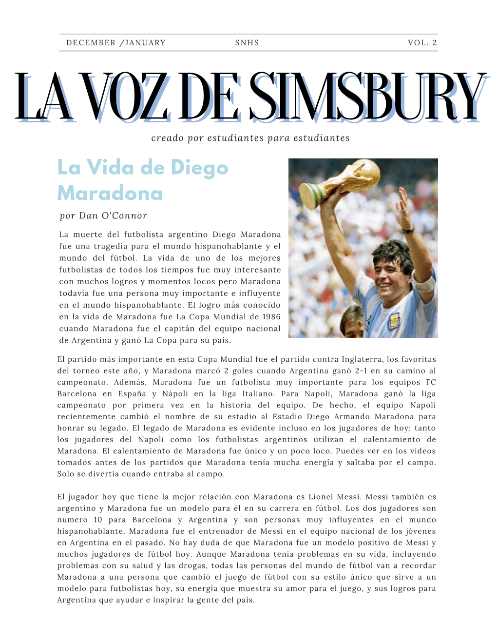 La Voz De Simsbury