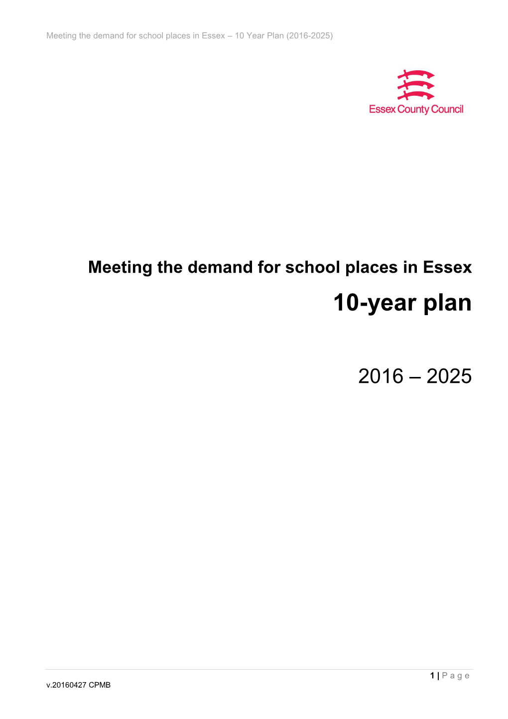 10-Year Plan