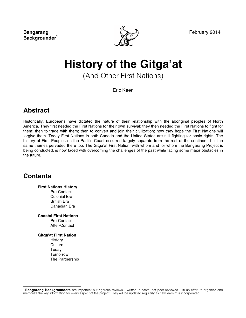 History of the Gitga'at