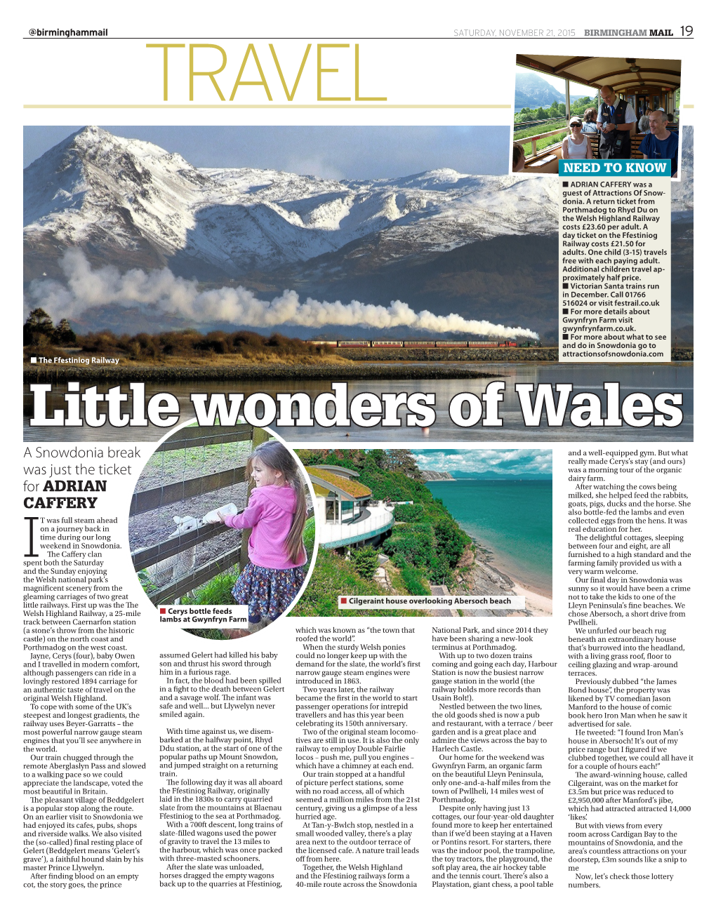 Little Wonders of Wales a Snowdonia Break and a Well-Equipped Gym