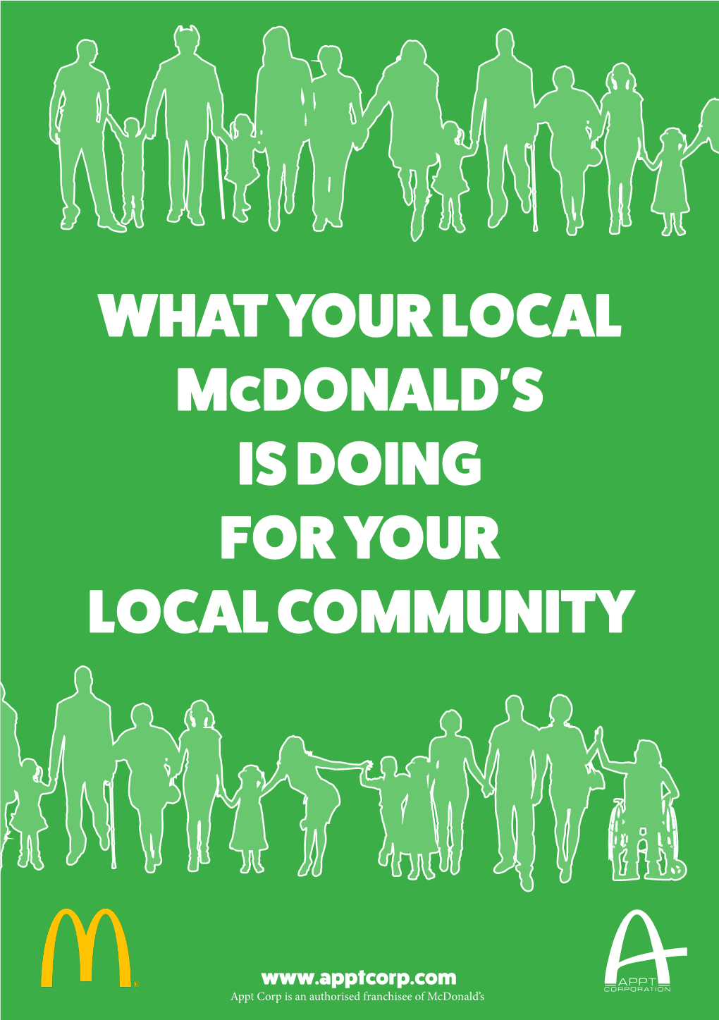 WHAT YOUR LOCAL Mcdonald's IS DOING for YOUR LOCAL COMMUNITY