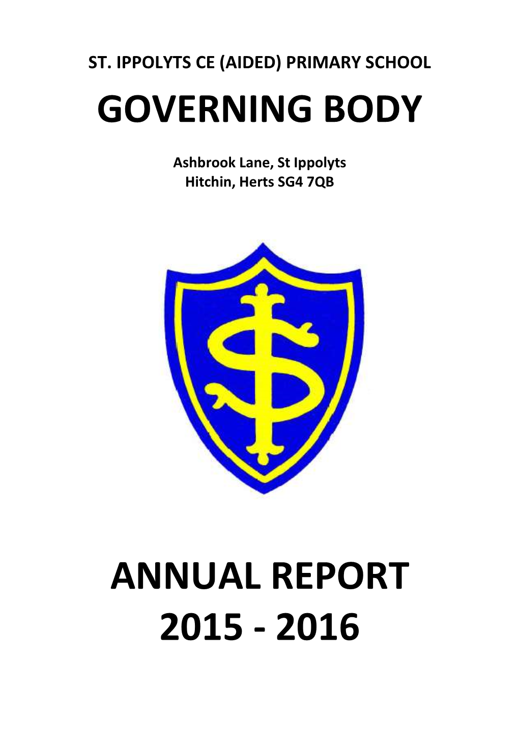 Governing Body Annual Report 2015