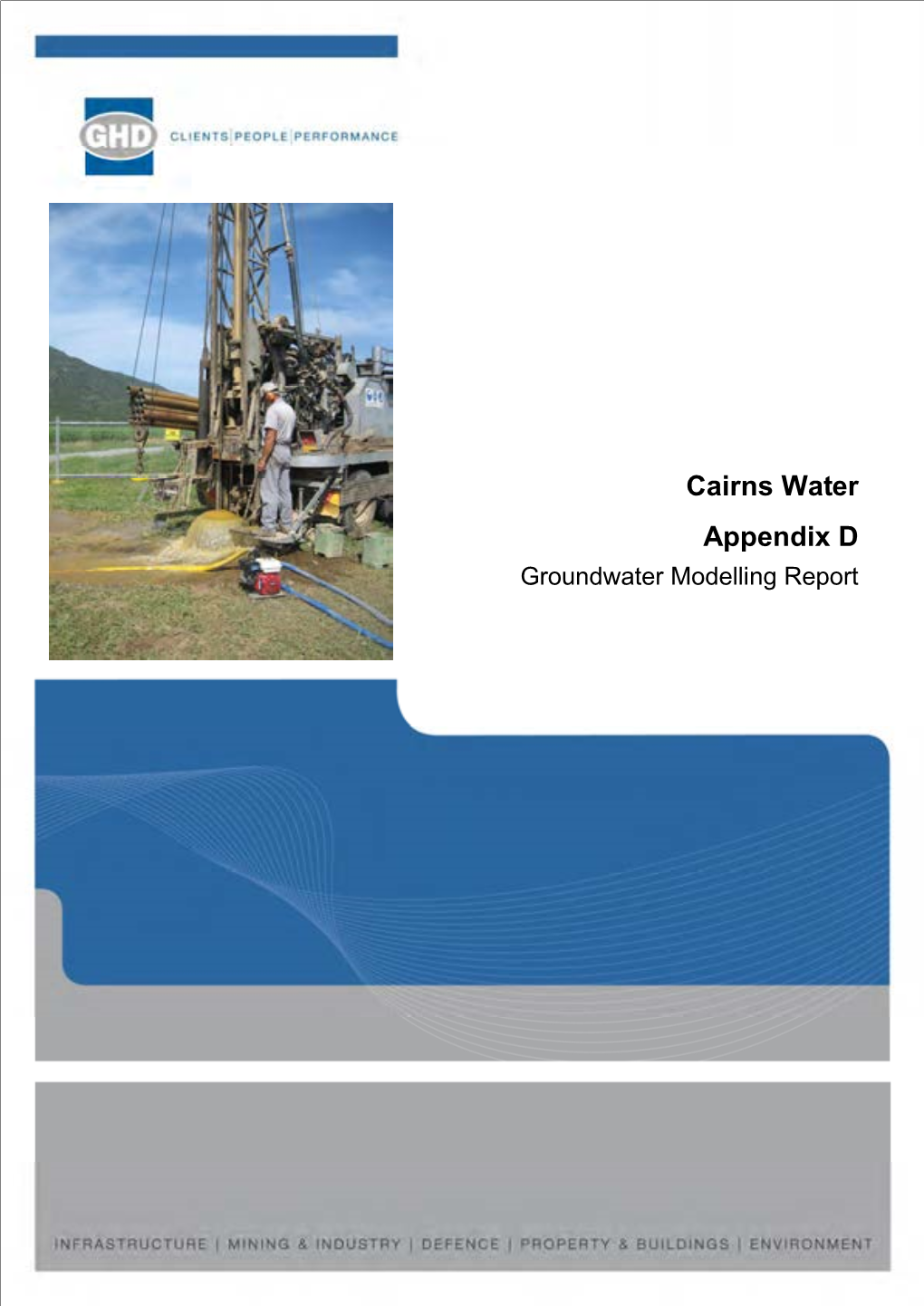 Cairns Water Appendix D Groundwater Modelling Report Contents